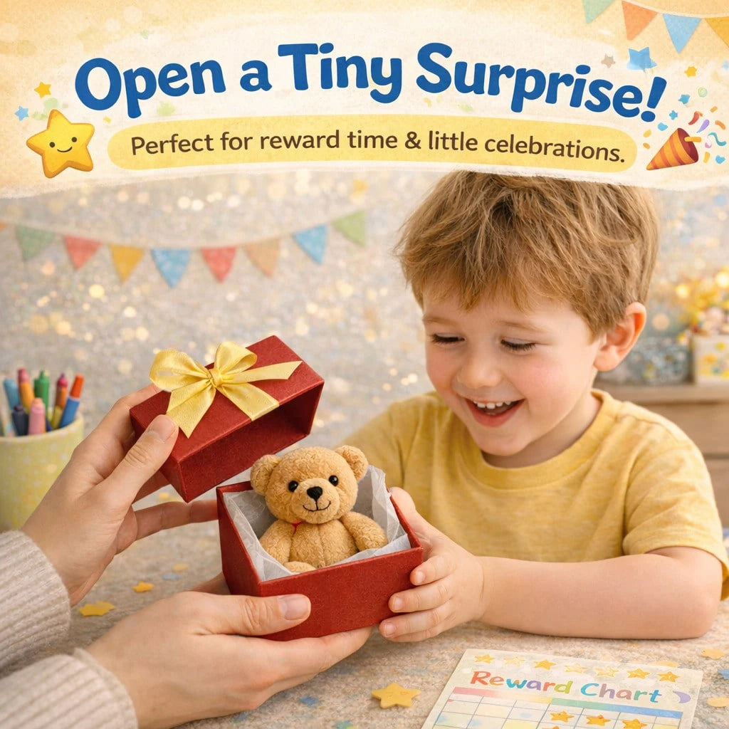 12 Mini Teddy Bear Set – Soft Plush Bears, Perfect As Birthday Gifts, Mother's Day Gifts, Crafts, Keychains, And Gift Box Stuffing.