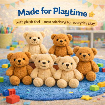 12 Mini Teddy Bear Set – Soft Plush Bears, Perfect As Birthday Gifts, Mother's Day Gifts, Crafts, Keychains, And Gift Box Stuffing.
