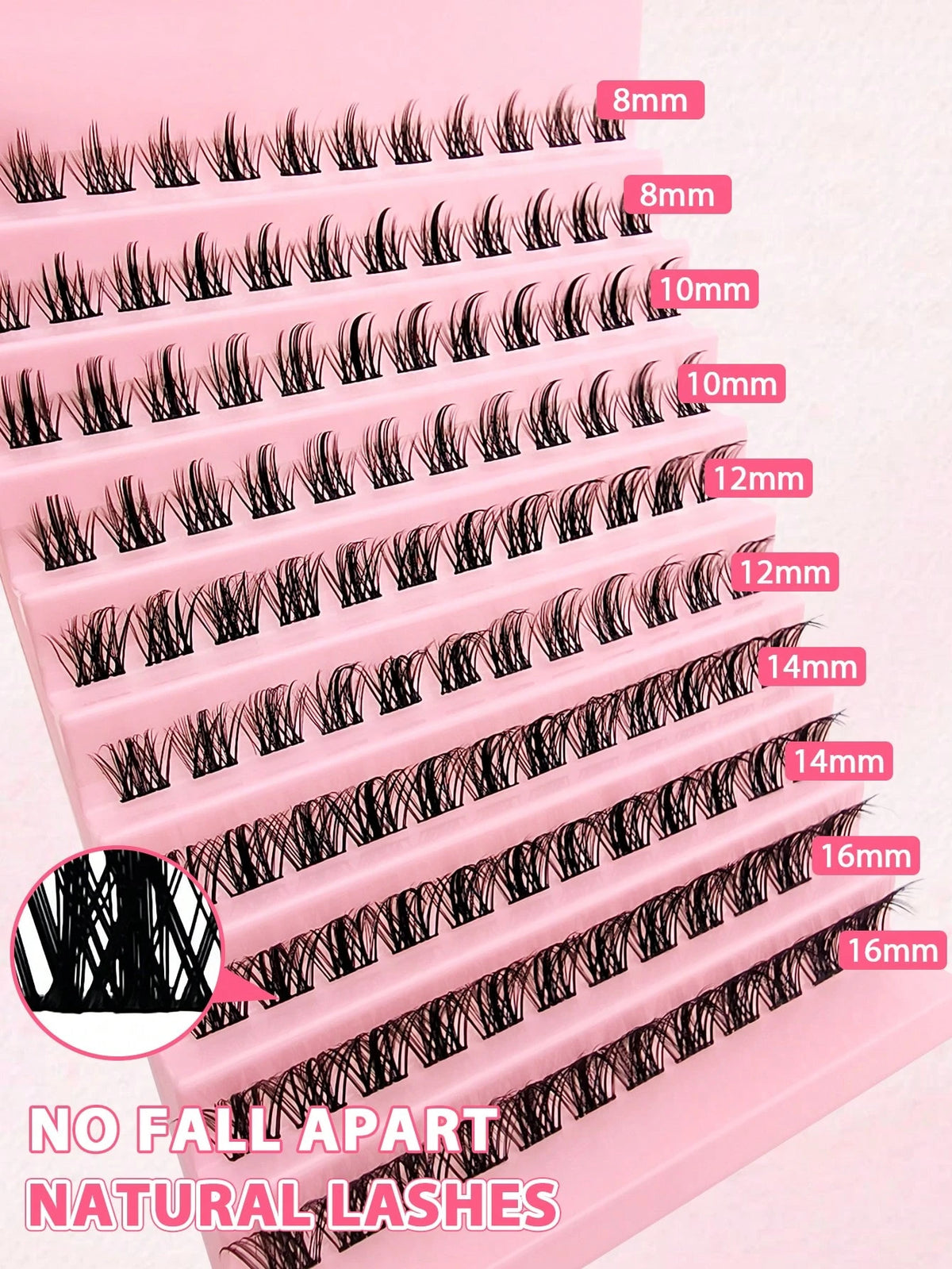 120pcs C-Curl Cluster False Eyelashes, DIY Segmented Individual Lashes, Pointed Tip Individual Lashes, Eyelash Clusters, False Eyelashes