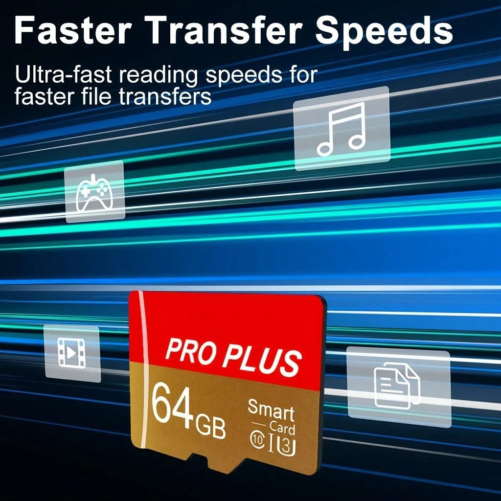 128GB,256GB Memory Card,64GB, 32GB TF Card For Tablets, Digital Cameras, Cell Phones, Laptops, PCs, Car Stereos, Game Consoles, And Audio Devices