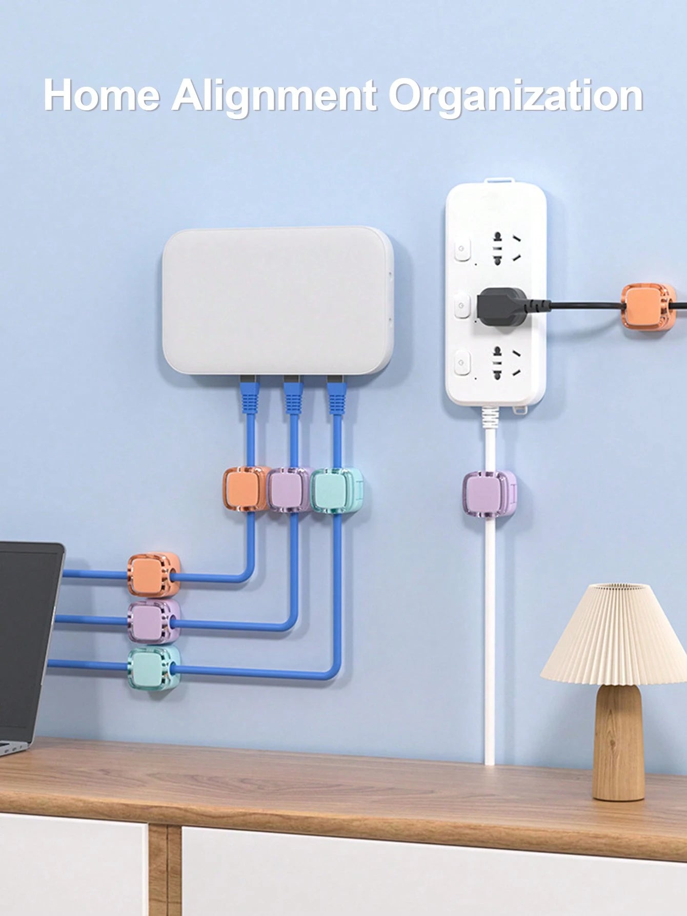 12pcs/6pcs/1pc/3pcs Magnetic Cable Clips, Magnetic Desktop Cable Clips, Slot-In Cable Clips- Cable Organizer, Cable Management, Cable Organizer Clips, Cable Holder, Desktop Cable Organizer, Charging