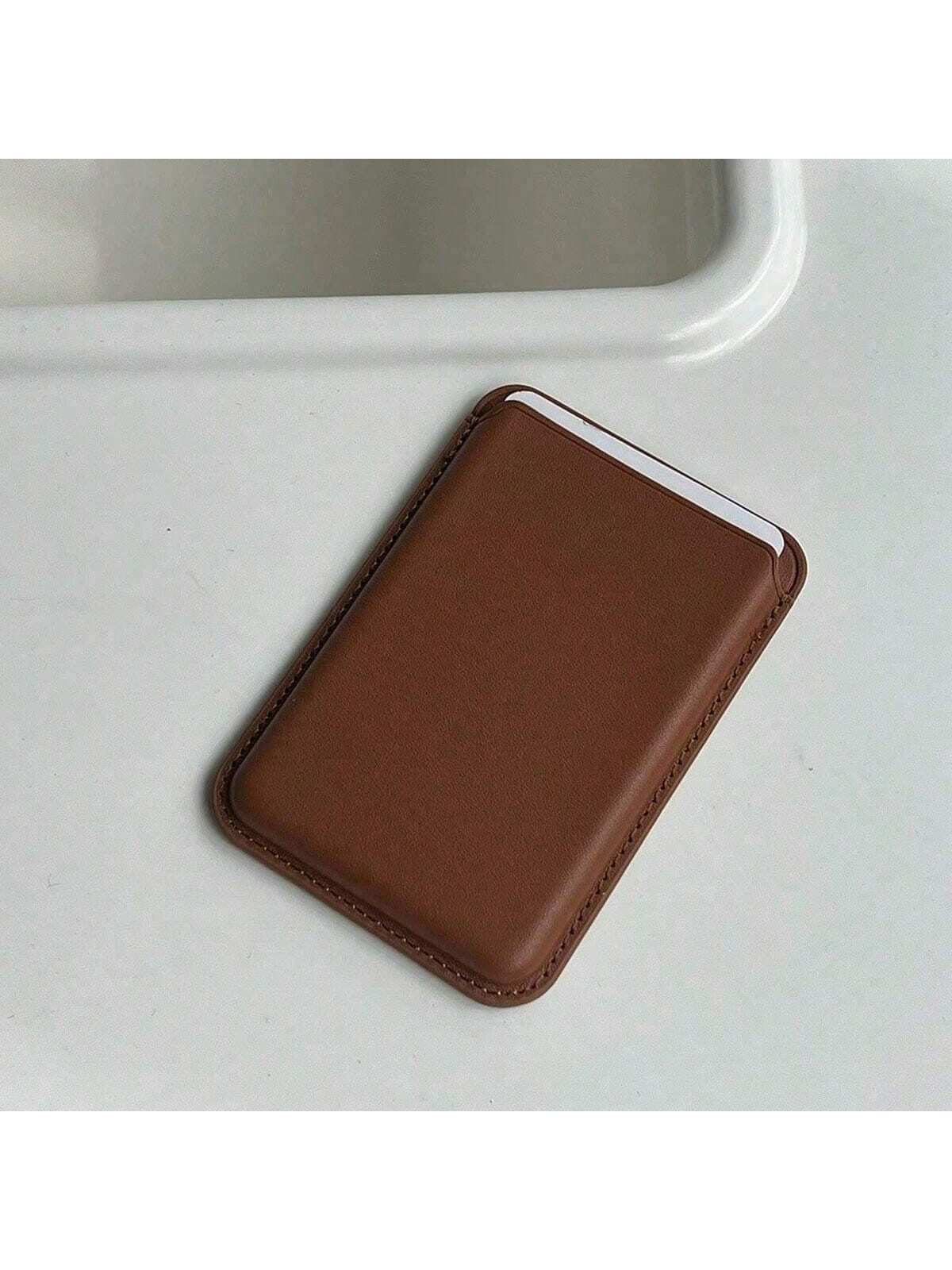 12pcs Minimalist Card Holder Magnetic Insert Compatible With IPhone 15 Pro/14/13/12 Pro Max Phone Case, Leather Card Holder Slim Card Wallet, N52 Magnet For Check ID Business Card, Gifts For Mother, F