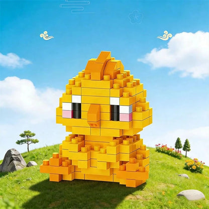12pcs Zodiac Animal Cartoon Figurine Set, Small Particle Building Blocks, Cute Animal Blocks. Suitable As Gifts For Friends And Family, Desktop Decor, Stress Relief Toys, Assembly Puzzles. Great For E