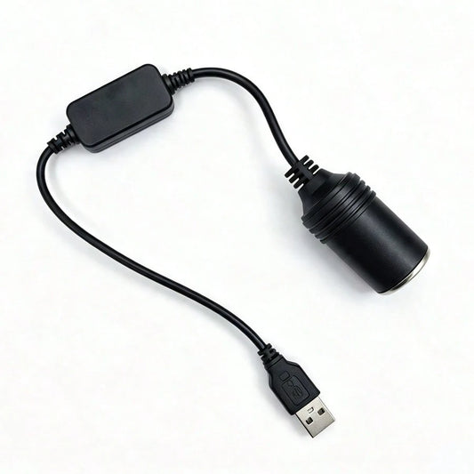 12V USB Adapter Cable- Vehicle Electronic Device Connection Module, Supports Fast Charging And Multi-Device Connection- Compact Design, Easy Installation