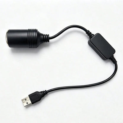 12V USB Adapter Cable- Vehicle Electronic Device Connection Module, Supports Fast Charging And Multi-Device Connection- Compact Design, Easy Installation
