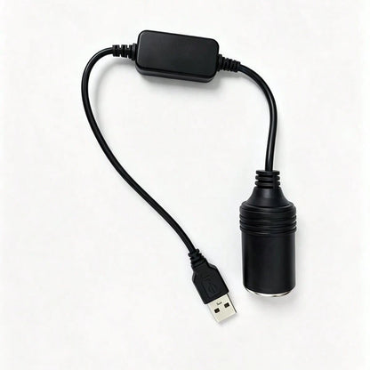 12V USB Adapter Cable- Vehicle Electronic Device Connection Module, Supports Fast Charging And Multi-Device Connection- Compact Design, Easy Installation