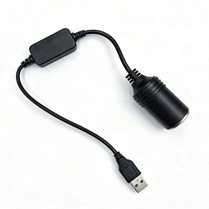 12V USB Adapter Cable- Vehicle Electronic Device Connection Module, Supports Fast Charging And Multi-Device Connection- Compact Design, Easy Installation