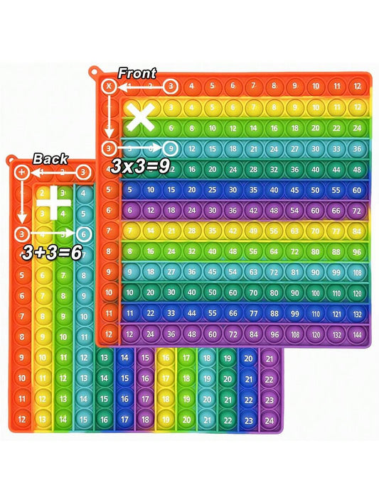 12x12 & 12+12 Multiplication & Addition Math Skills Practice Activity, Multiplication Table Math Learning Chessboard Game, Teacher Classroom Children Multiplication Addition Teaching Tool And Educatio