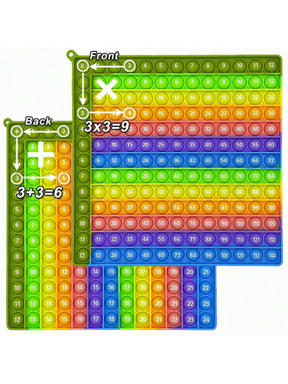 12x12 & 12+12 Multiplication & Addition Math Skills Practice Activity, Multiplication Table Math Learning Chessboard Game, Teacher Classroom Children Multiplication Addition Teaching Tool And Educatio