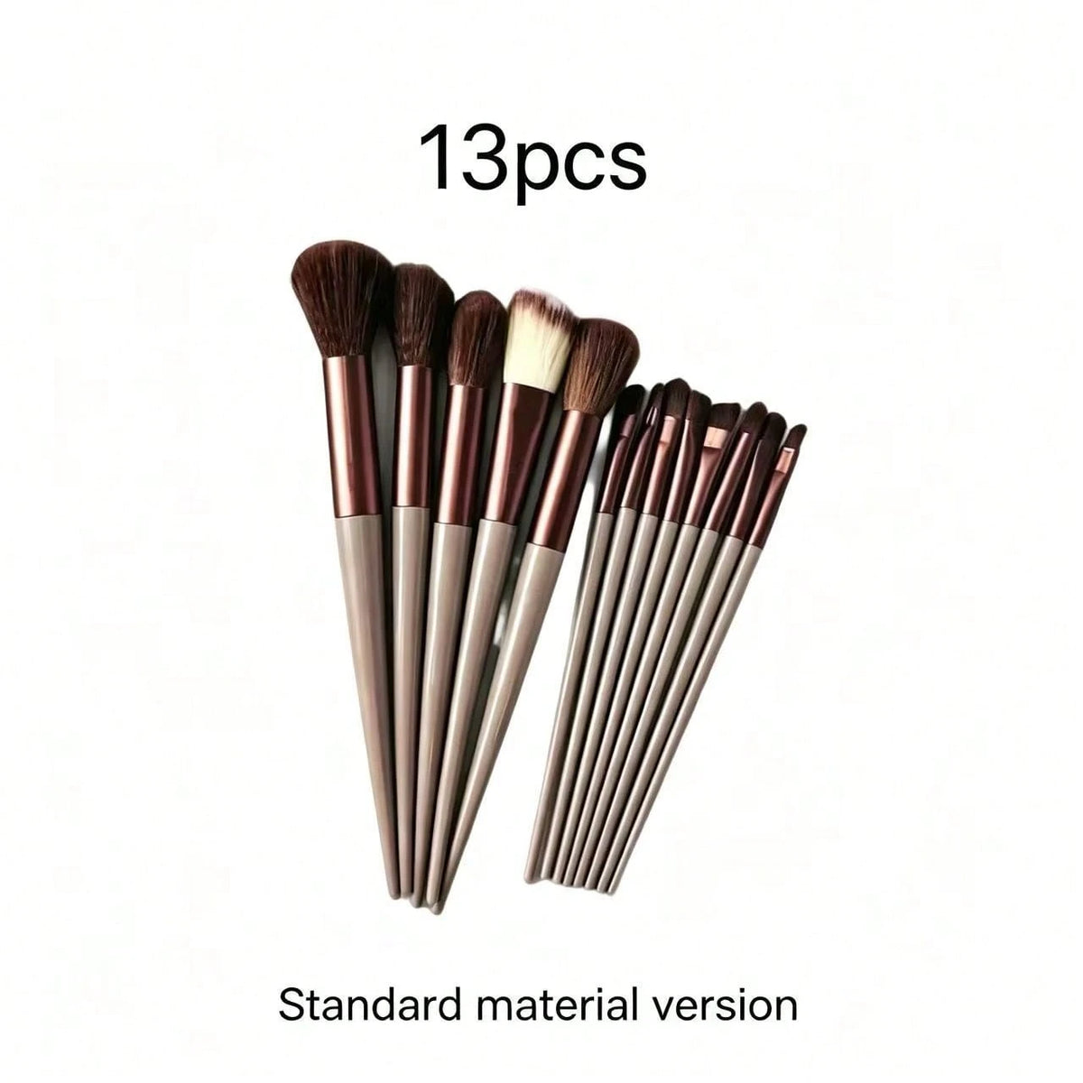 13pcs Professional Makeup Brush Set, Soft Bristles For Eyeshadow, Foundation, Blush, Suitable For All Skincare Needs- Ideal Choice For Beginners And Professionals. Perfect Gift For Birthday, Christma