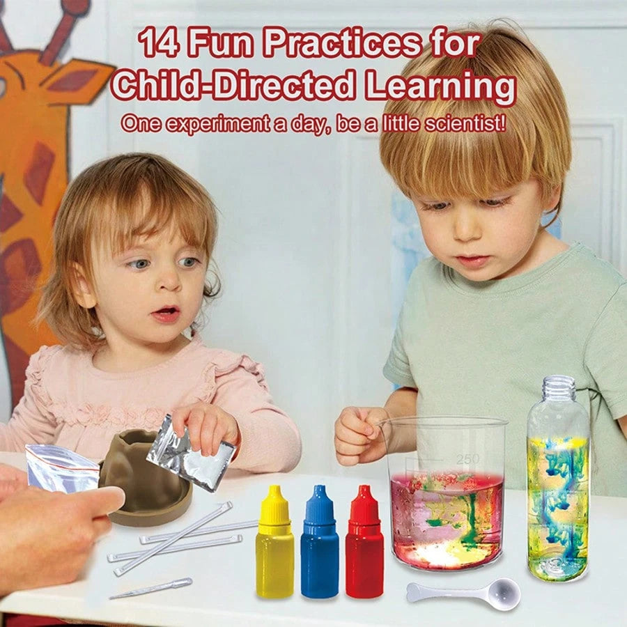 14-In-1 Educational Science Toy DIY STEM Educational Toy Laboratory Experiment Children Science Set, Birthday Gift, Halloween, Christmas
