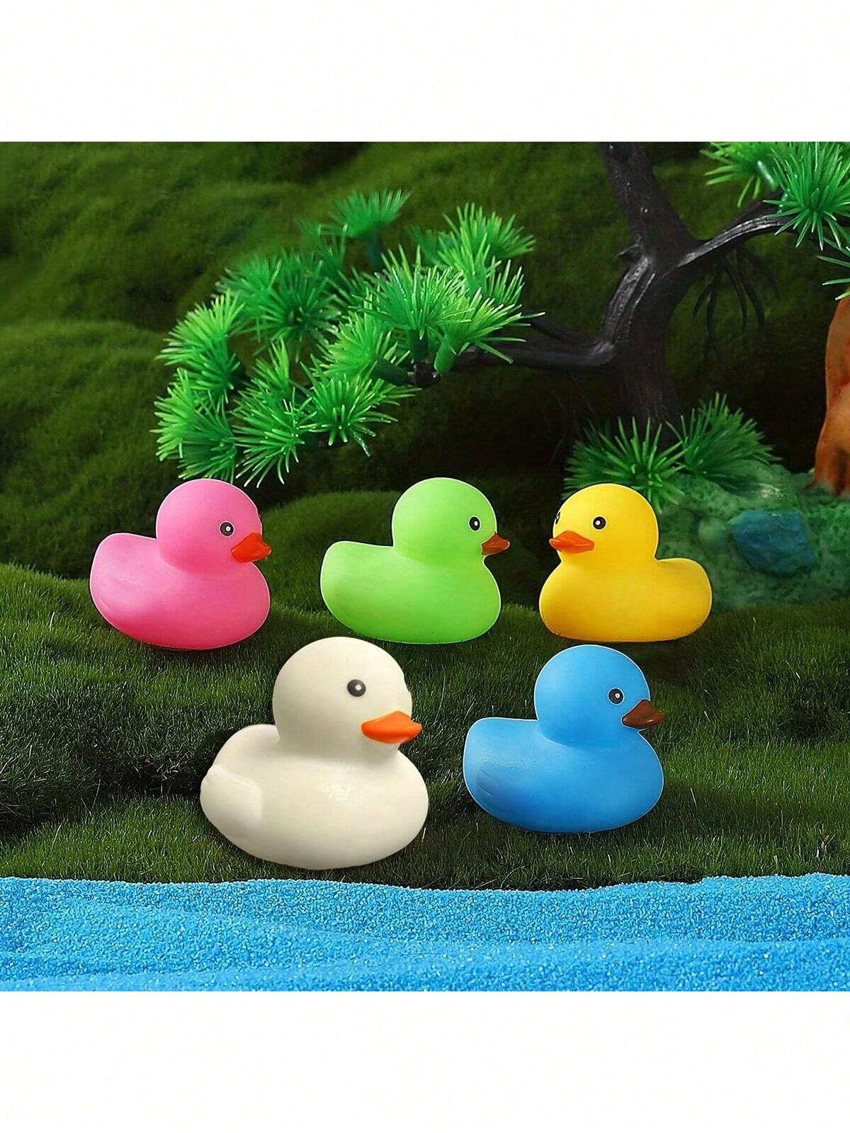 15/30pcs Colorful Rubber Duck Toys, Suitable For Children And Toddlers, Can Be Used For Bathing, Birthday, Baby Shower, Classroom Activities, Summer Beach And Pool Activities, Ideal For Children's Toy