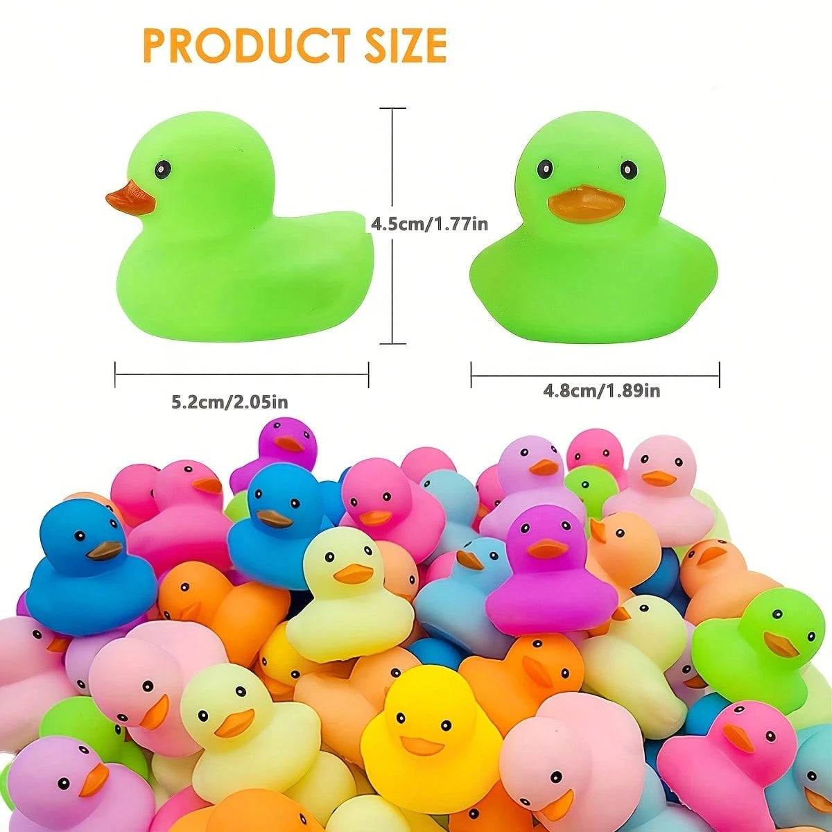 15/30pcs Colorful Rubber Duck Toys, Suitable For Children And Toddlers, Can Be Used For Bathing, Birthday, Baby Shower, Classroom Activities, Summer Beach And Pool Activities, Ideal For Children's Toy