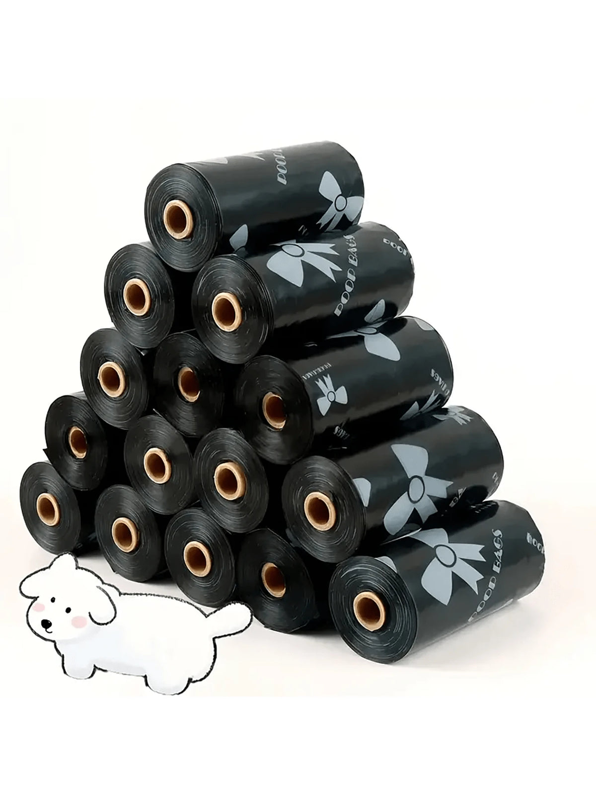 15/60/120pcs Thickened Pet Waste Bags, Leak-Proof Polyethylene Trash Bags With Unique Patterns, Beautiful Colors For Dogs And Cats, Multi-Purpose Cleaning Bags, Holiday Gift And Christmas Surprise