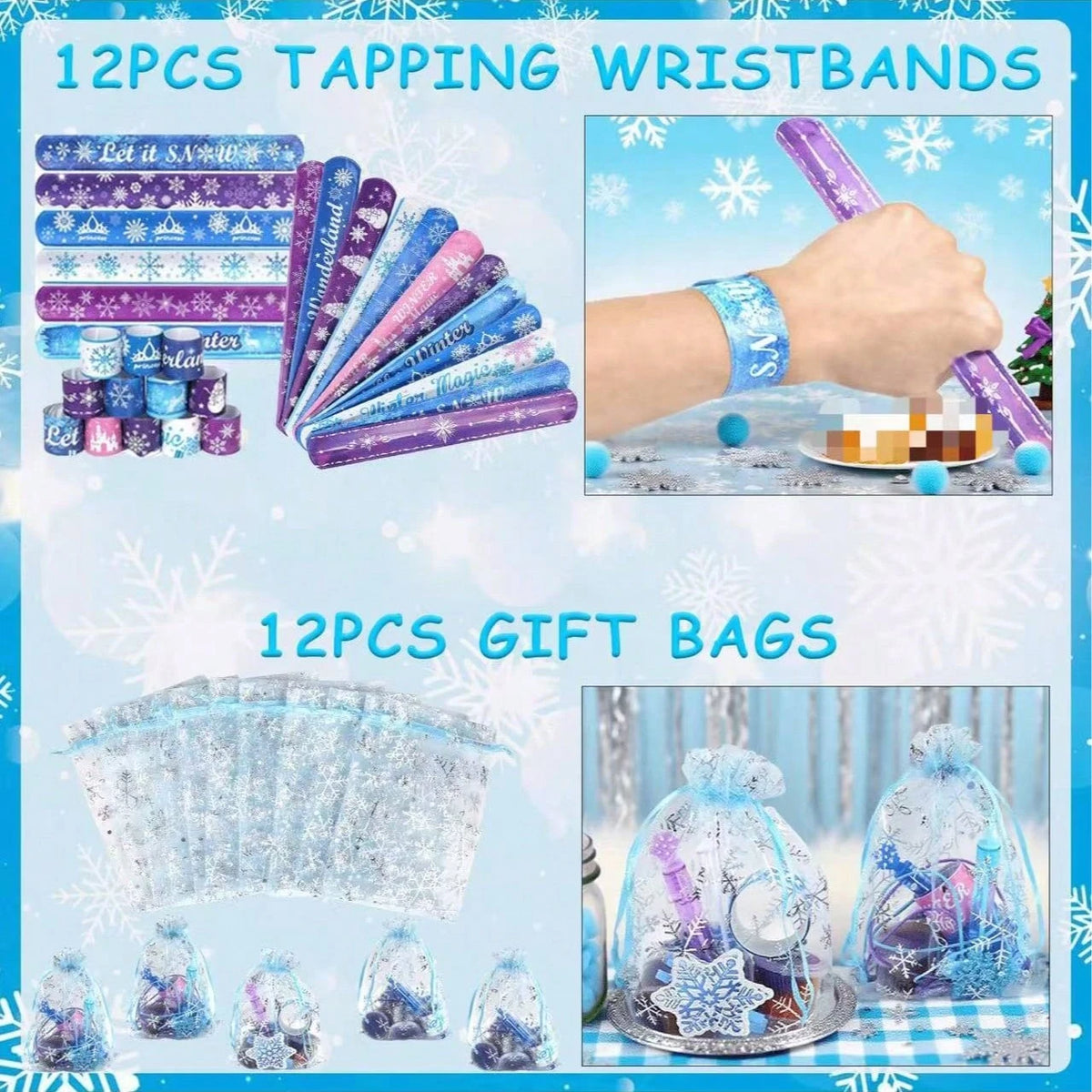 158PCS Frozen Party Favors – Ice Theme Goodie Bag Fillers, Pinata Bulk Toys & 12+ Party Supplies – Perfect For Birthday Party, Classroom Activities, Easter Gifts