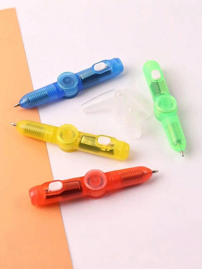 16pcs-3.1in Light Up LED Spinner Rock Pointer Spinner Ballpoint Pen Baby Shower Party Favors, Party Giveaways, Gift Bag Fillers, Birthday Return Gifts (Multicolor),Essential For Christmas Gifts And N