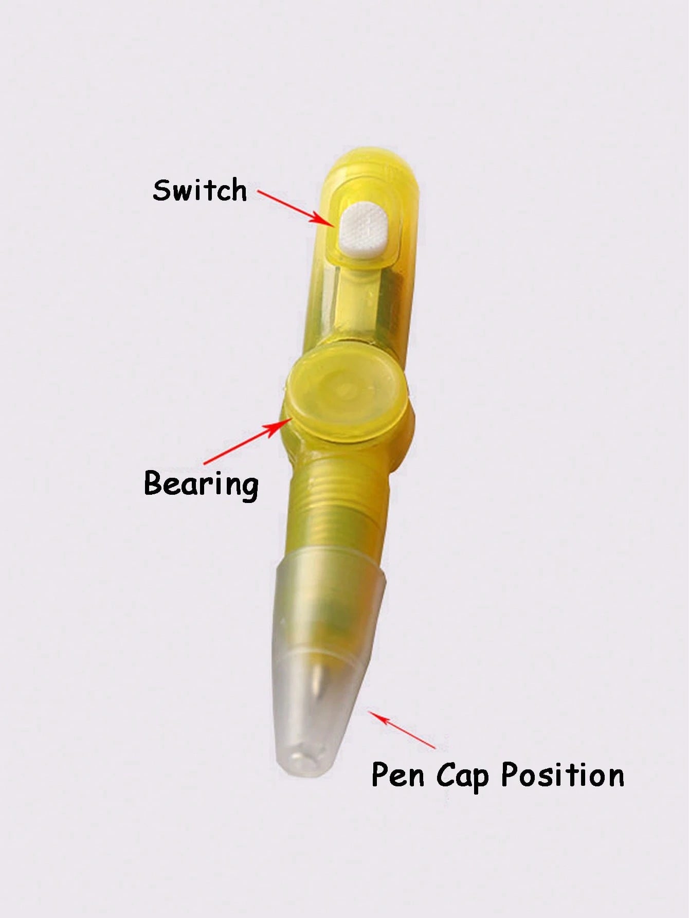 16pcs-3.1in Light Up LED Spinner Rock Pointer Spinner Ballpoint Pen Baby Shower Party Favors, Party Giveaways, Gift Bag Fillers, Birthday Return Gifts (Multicolor),Essential For Christmas Gifts And N