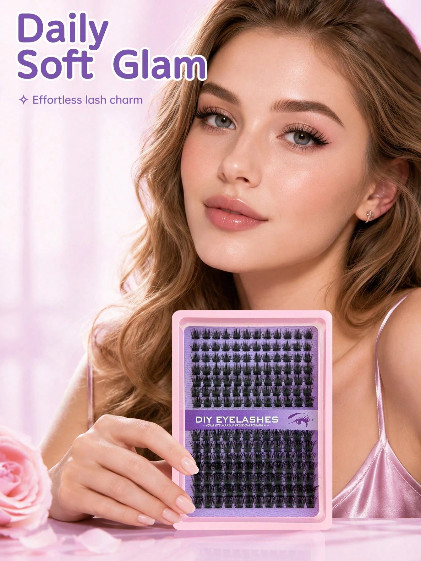 182pcs Lash Cluters Kit 10-16mm Fake Lashes Large Capacity Segmented Upper Eye Soft, Naturally Curled, Slender, Thick And Suitable For Daily Use