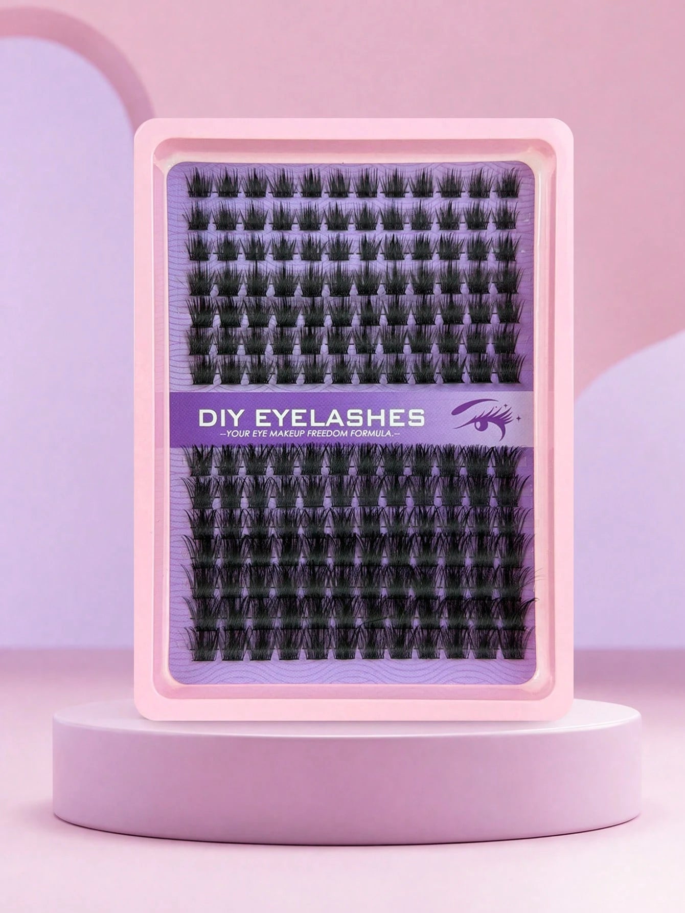 182pcs Lash Cluters Kit 10-16mm Fake Lashes Large Capacity Segmented Upper Eye Soft, Naturally Curled, Slender, Thick And Suitable For Daily Use