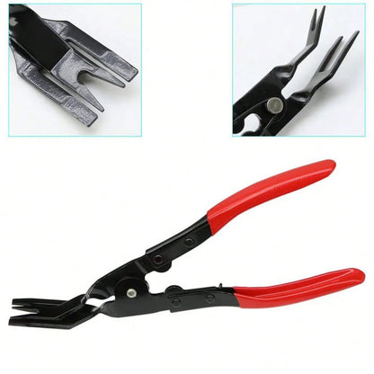 19Pcs Car Trim Removal Tool Set Hand Tools Pry Bar Panel Door Interior Clip Kit (RED)
