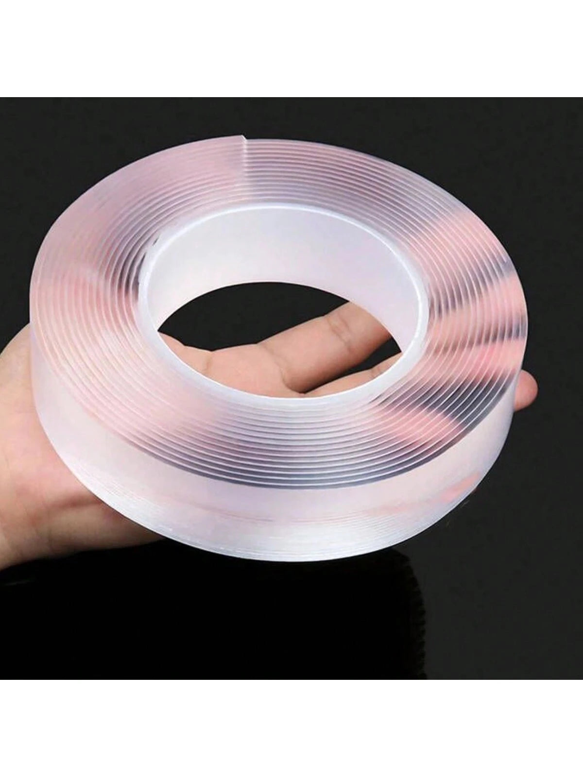 1pc 1/3/5m Nano Tape Double Sided Tape Transparent Reusable Waterproof Adhesive Tapes Monster Tape Reusable Wall Stickers Strong Sticky Glue Car Bathroom Kitchen Home Party Balloon Decoration Accessor