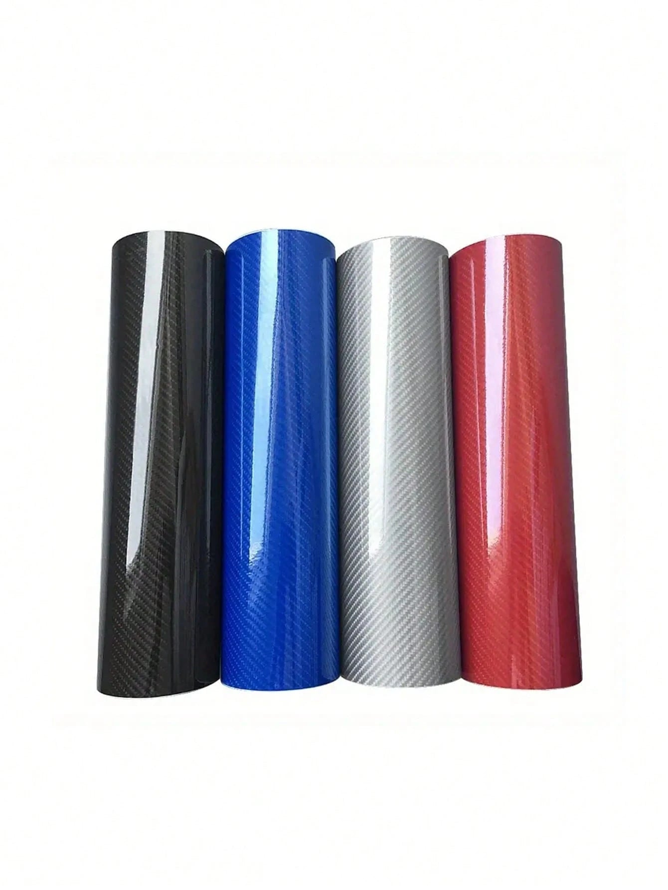 1pc 10x152cm 7D Carbon Fiber Vinyl Film Car Sticker Glossy Car Interior Wrap Sticker Car Home Door Decals Protect Your More Cool DIY Paste