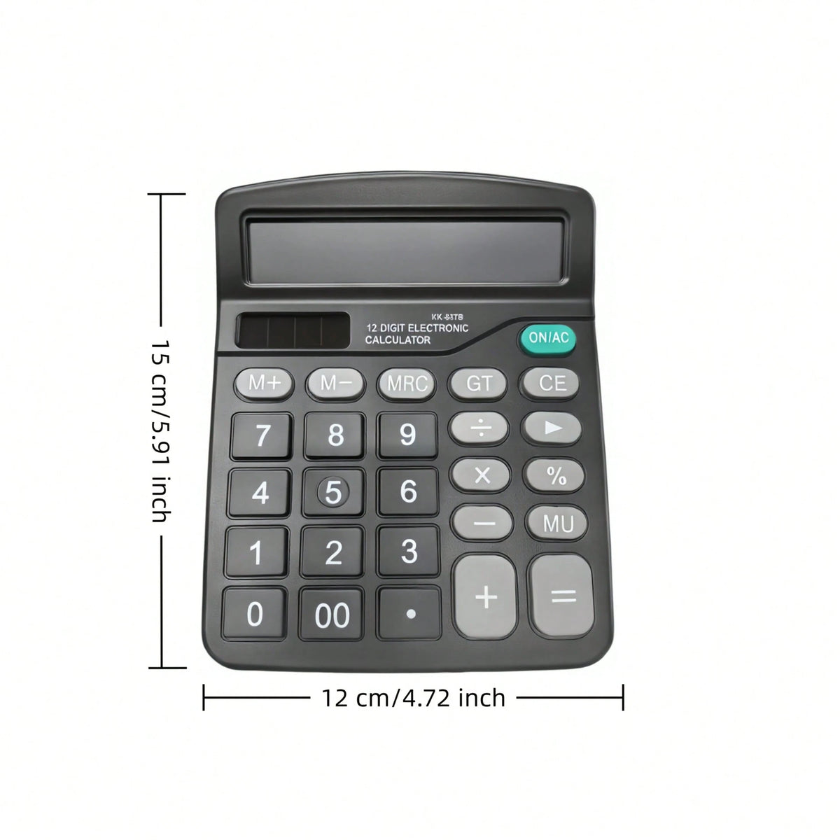 1pc 12-Digit Electronic Calculator: Dual Power Supply + Precise Calculation + Multi-Function Keys, Suitable For Office Finance Accounting, Student Homework, Household Daily Bookkeeping, High Cost-Perf