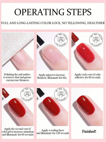 1pc 15ml Chocolate Brown Gel Nail Polish Starter Pure Soak Off No Wipe Nail Gel Polish Suitable For All Seasons
