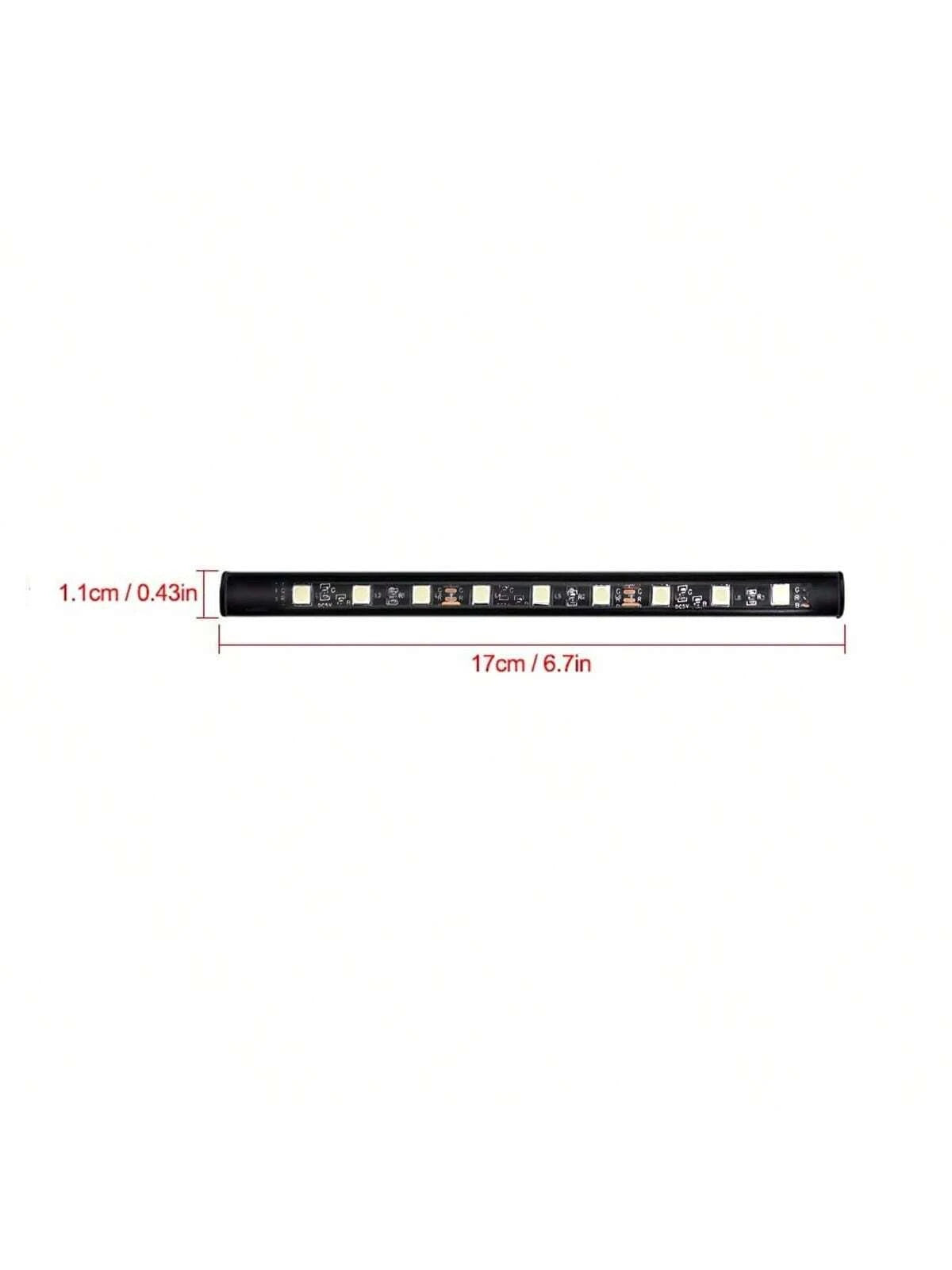 1pc 2 In 1 USB Car Decorative Ambient Light