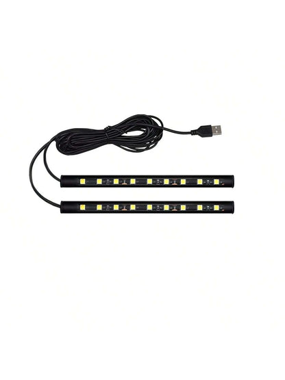 1pc 2 In 1 USB Car Decorative Ambient Light