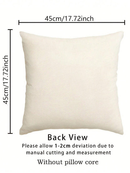 1pc/2pcs/4pcs Beige Vintage Brown Tone Sketch Hydrangea Floral Print Pillowcase, Wabi-Sabi Style Bedroom Decor| Living Room Decor| Room Decor, Polyester Durable Hard Fabric Single-Sided Print Cushio