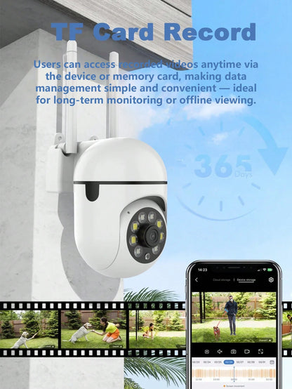1pc/2pcs/4pcs WiFi Security Camera With 355° Two-Way Audio And Night Vision, Remote Control, Suitable For Indoor And Outdoor Use, View Anytime Via App, Great Gift For Christmas, Thanksgiving And Other