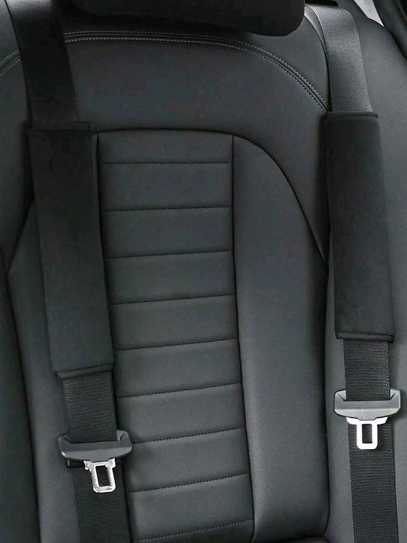 1pc/2pcs Car Plush Seat Belt Shoulder Cover Car Protective Belt Cover Pink Car Accessories General Creative Car Seat Belt Cushion Cover