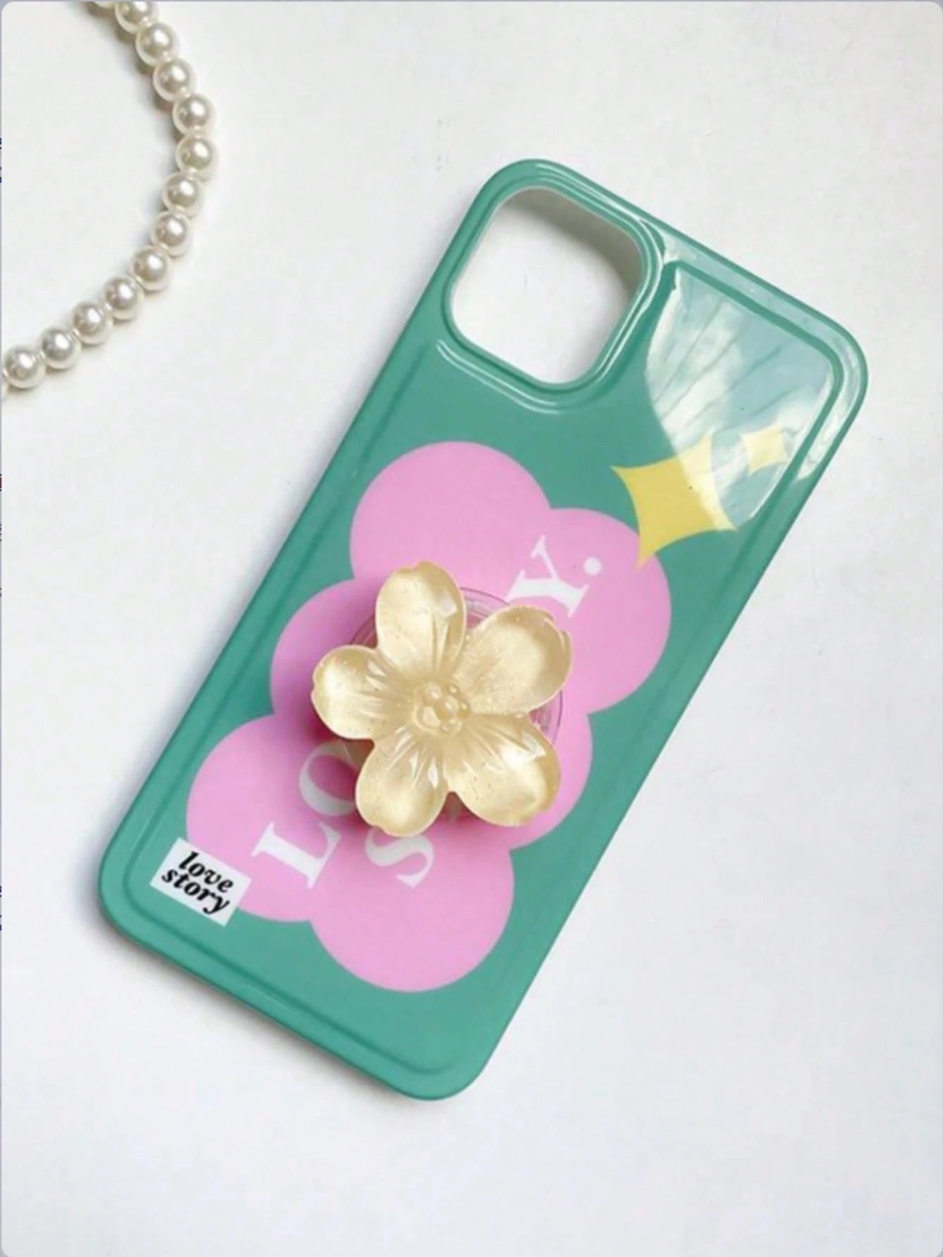 1pc/2pcs Cute Flower Element Push-Pull Stand Phone Push-Pull Stand 3D Flower Foldable Phone Holder, Fresh Floral Adhesive Bubble Phone Stand, Extendable Flower Phone Grip Holder, Suitable For Smartpho