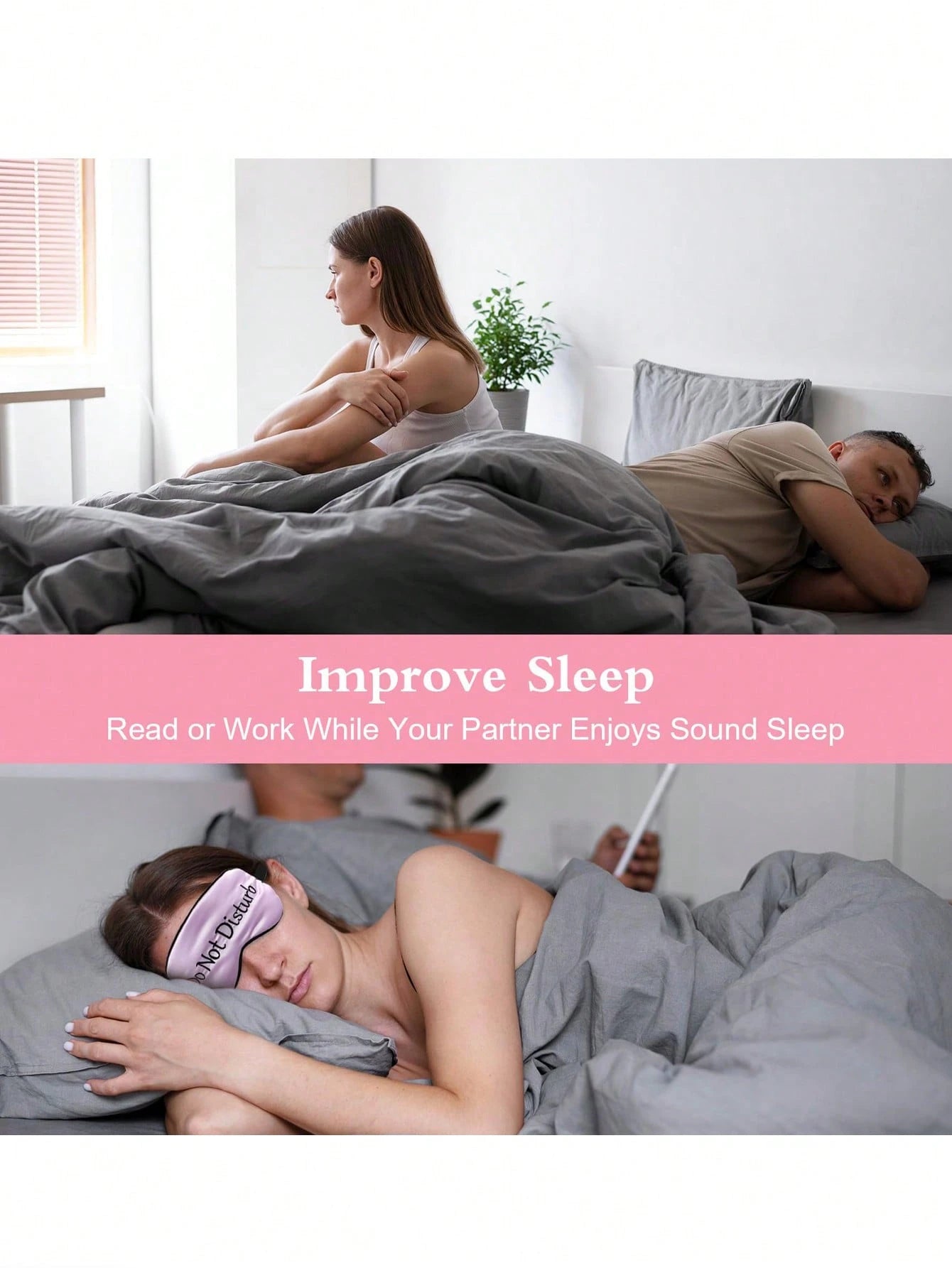 1pc/2pcs Funny Silk Sleeping Eye Mask, Soft & Light Blocking Eye Cover, Adjustable Strap Airplane Sleep Mask Suitable For Men And Women For Travel, Nap, Meditation,School,Back To School,Travel,Travel