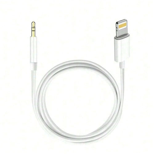1pc 3.5mm Auxiliary Audio Cable Compatible With IPhone 14 Series, 3.5mm Headphone Jack Adapter Cord For Car, Home Stereo Speakers, Headphones Compatible With IPhone 14 Pro Max/14 Pro/14 Plus/14/13/12