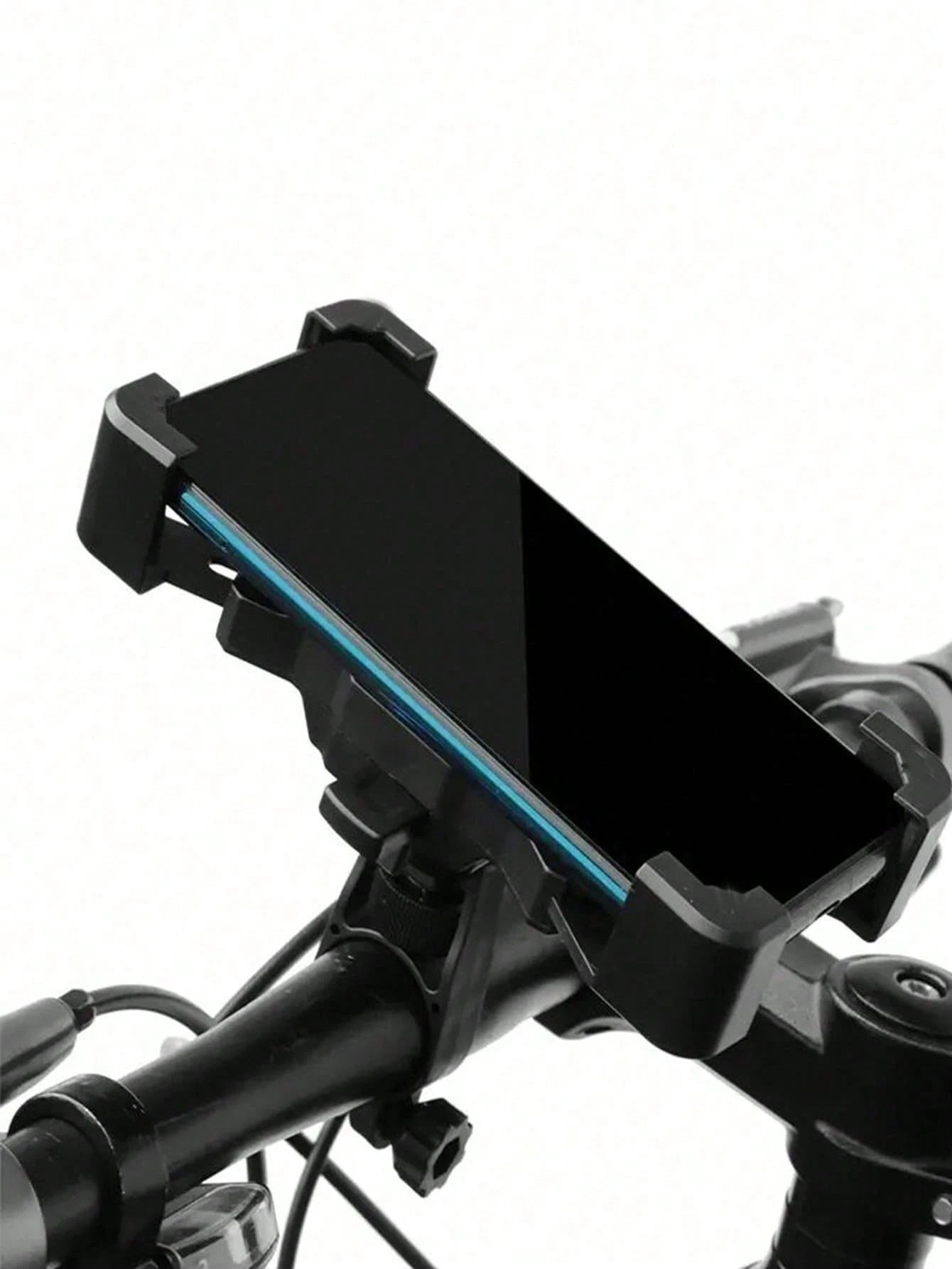 1PC 360° Rotatable Phone Holder Non-Slip Handlebar Mount For Motorcycle Electric Bike Universal Vehicle Accessory Back To School Essential