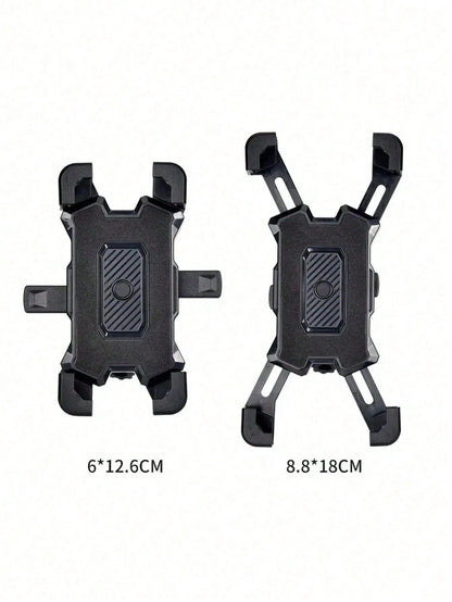 1PC 360° Rotatable Phone Holder Non-Slip Handlebar Mount For Motorcycle Electric Bike Universal Vehicle Accessory Back To School Essential