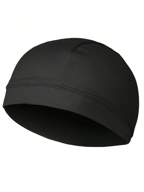 1pc/3pcs/5pcs Men'S Cycling Helmet Liner Skull Cap- Super Elastic, Sweat-Absorbent, Knitted Polyester & Spandex Inner Cap For Sports