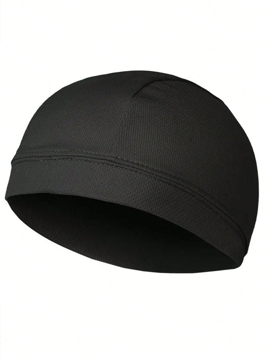 1pc/3pcs/5pcs Men'S Cycling Helmet Liner Skull Cap- Super Elastic, Sweat-Absorbent, Knitted Polyester & Spandex Inner Cap For Sports