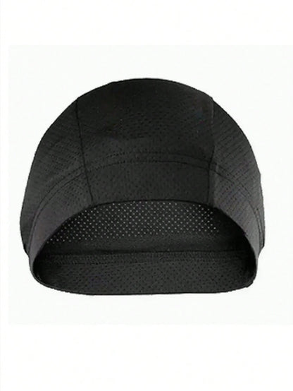 1pc/3pcs/5pcs Men'S Cycling Helmet Liner Skull Cap- Super Elastic, Sweat-Absorbent, Knitted Polyester & Spandex Inner Cap For Sports