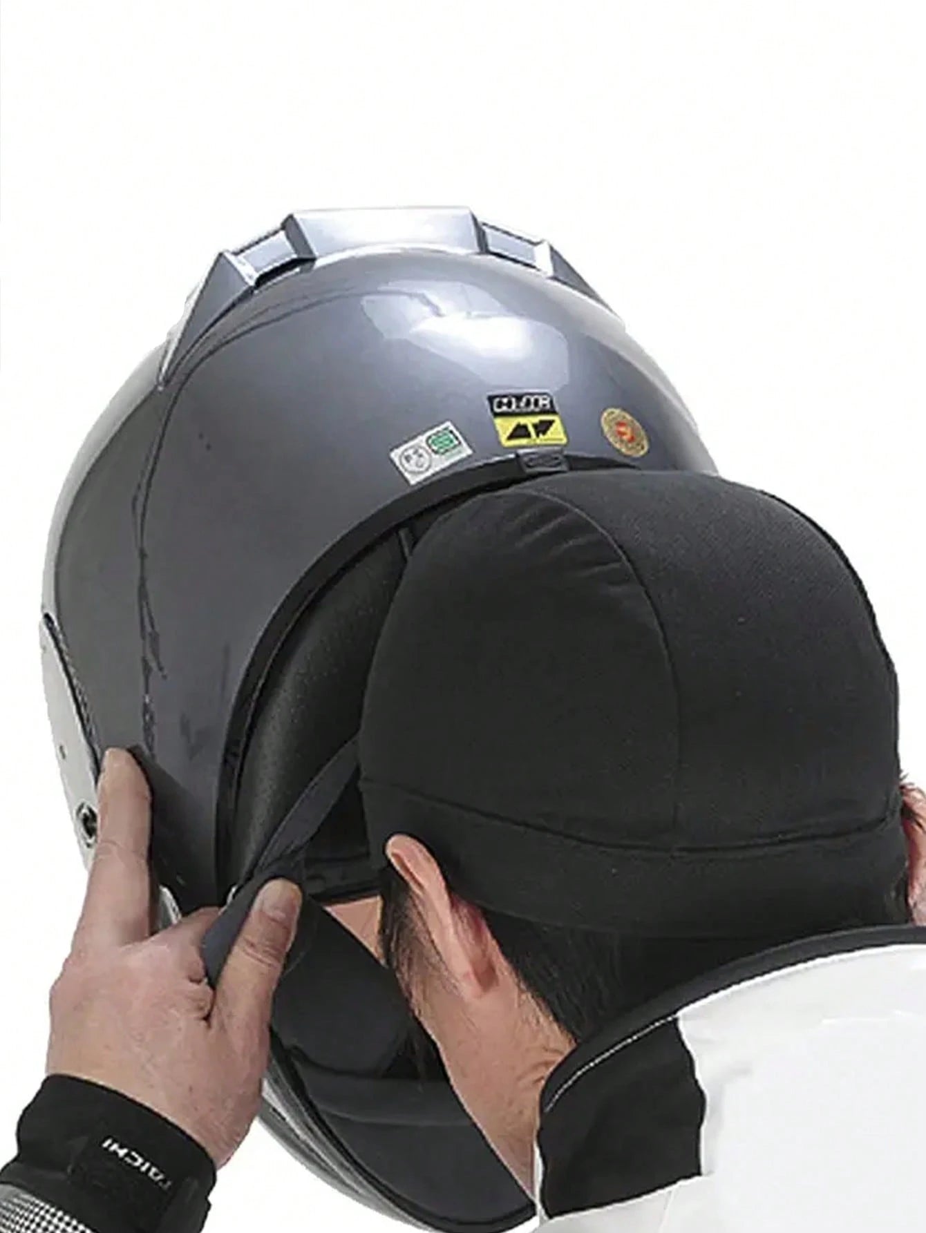 1pc/3pcs/5pcs Men'S Cycling Helmet Liner Skull Cap- Super Elastic, Sweat-Absorbent, Knitted Polyester & Spandex Inner Cap For Sports