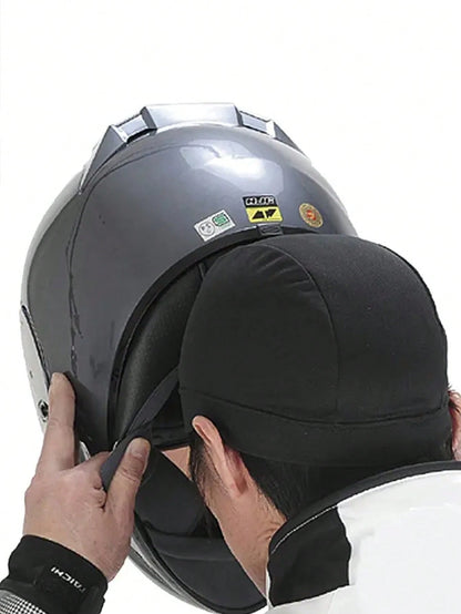 1pc/3pcs/5pcs Men'S Cycling Helmet Liner Skull Cap- Super Elastic, Sweat-Absorbent, Knitted Polyester & Spandex Inner Cap For Sports