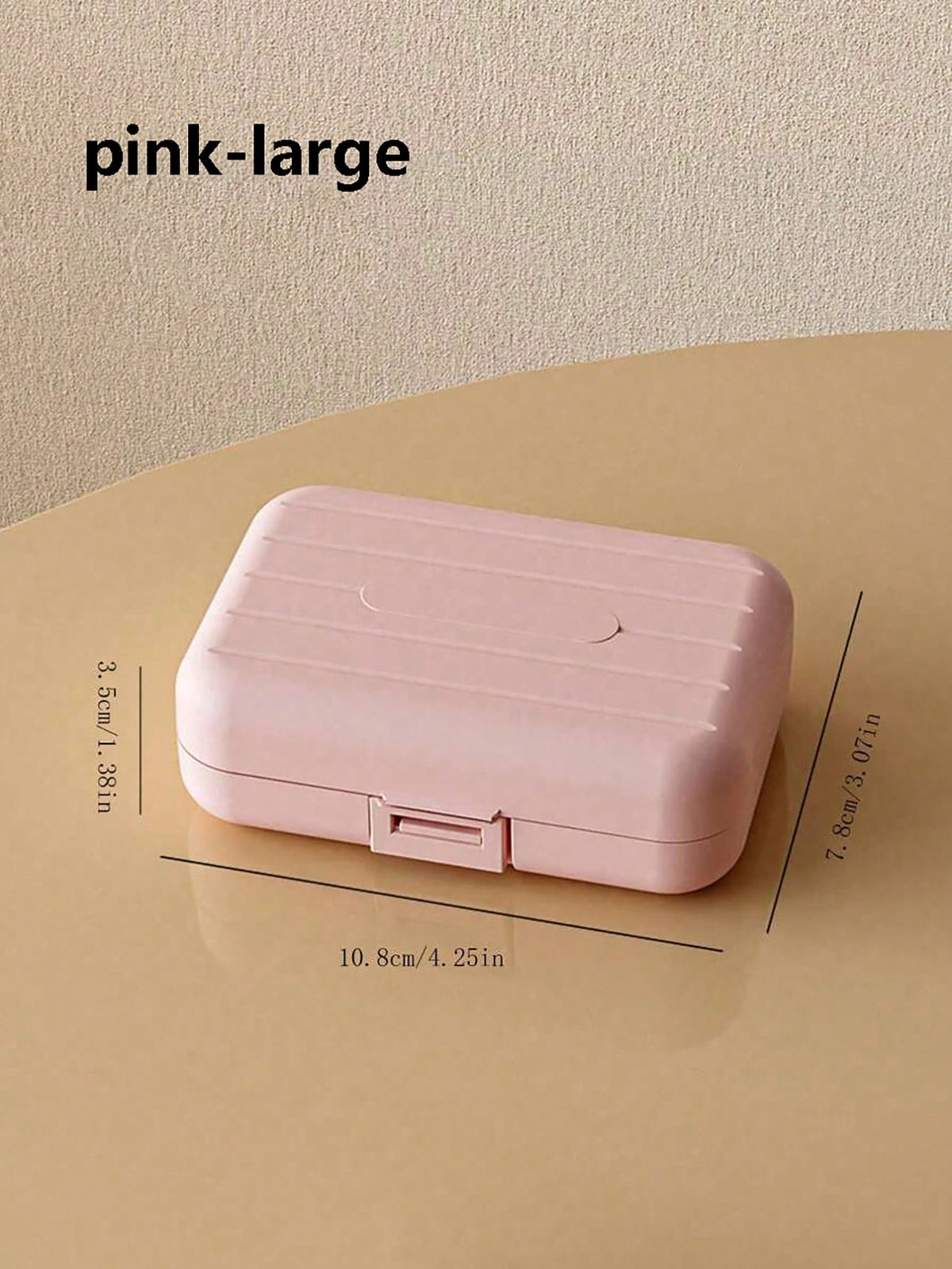 1pc 7-Compartment Portable Travel Mini Pill Case, Waterproof Moisture-Proof Pill Storage Container, Suitable For Storing Medication, Rings And Other Small Items