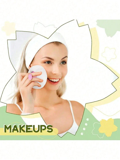 1pc 80g Powder Puff Compact (Powder Not Included), Suitable For Storing Loose Powder, Talcum …Powder, Etc. Puff And Compact Suitable For Bathing And Travel Use, Ideal As Christmas Gift, Holiday Gift