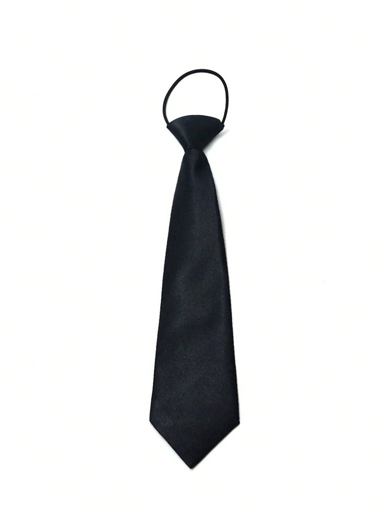 1pc A Boy And Girl Gentleman Fashion Student Knot Free Performance Tie Suitable For Formal Occasions, Parties And Gatherings