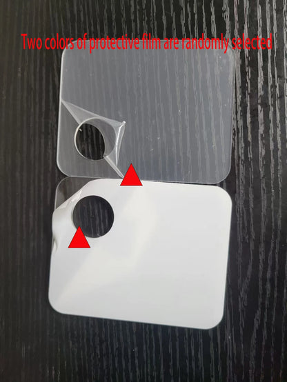 1pc Acrylic Cosmetic Palette With Hole, Transparent Makeup Mixing Palette,Makeup,Cheap,Room Decor,Vanity,Travel,Bedroom,Makeup Accessories,Cheap,Stocking Stuffers,Makeup,Makeup Tools,Cheap Stuff,Gifts