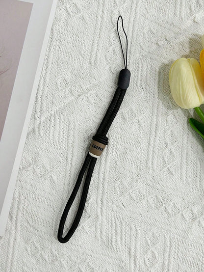 1pc Adjustable Lanyard Strap With Cute Cat Paw & Rabbit Charms, Suitable For Mobile Phone, Key, Earphone, Camera, Bag Decoration