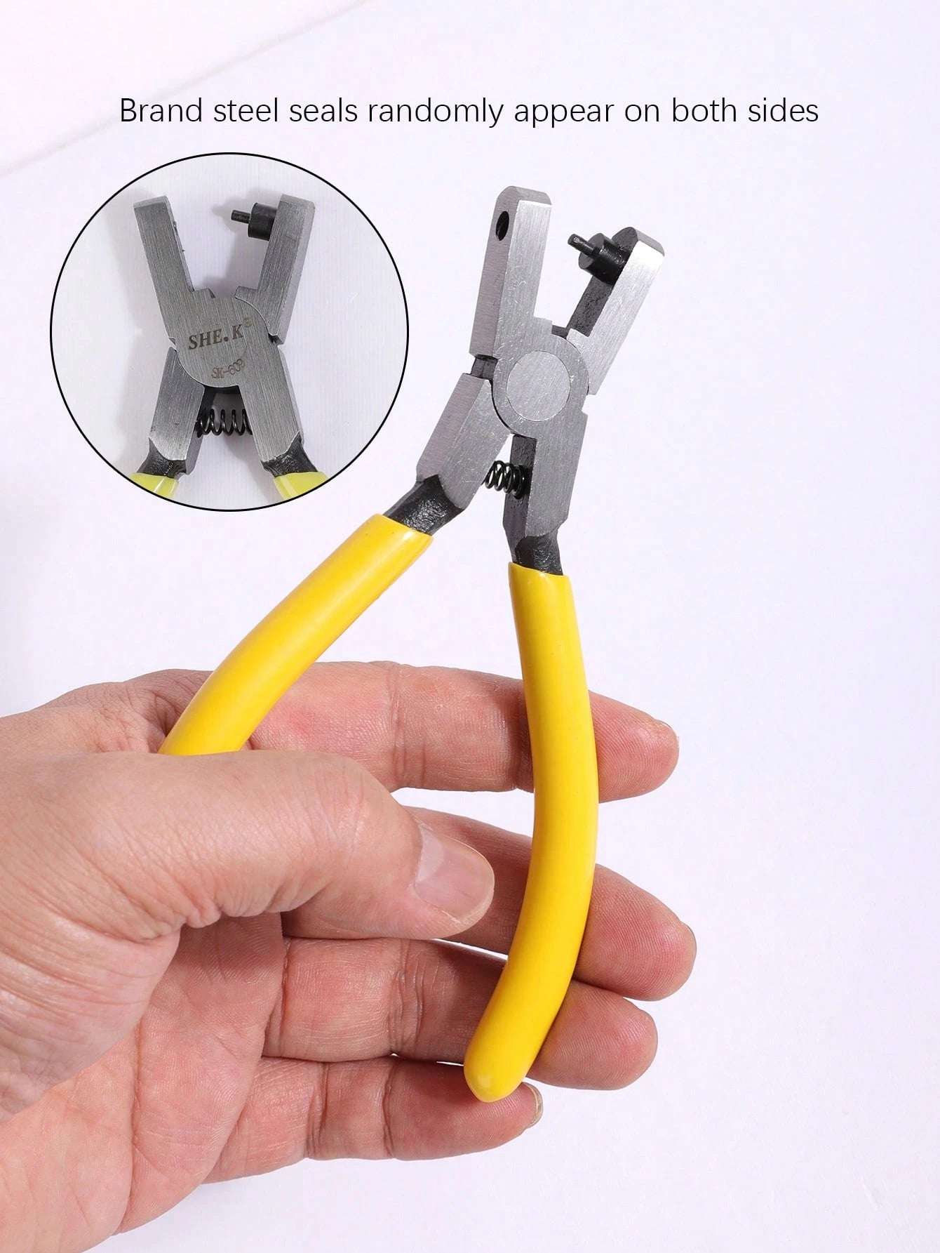 1pc Adjustable Leather Strap Hole Punch Tool, Suitable For Belts, Wristbands, Heavy Duty