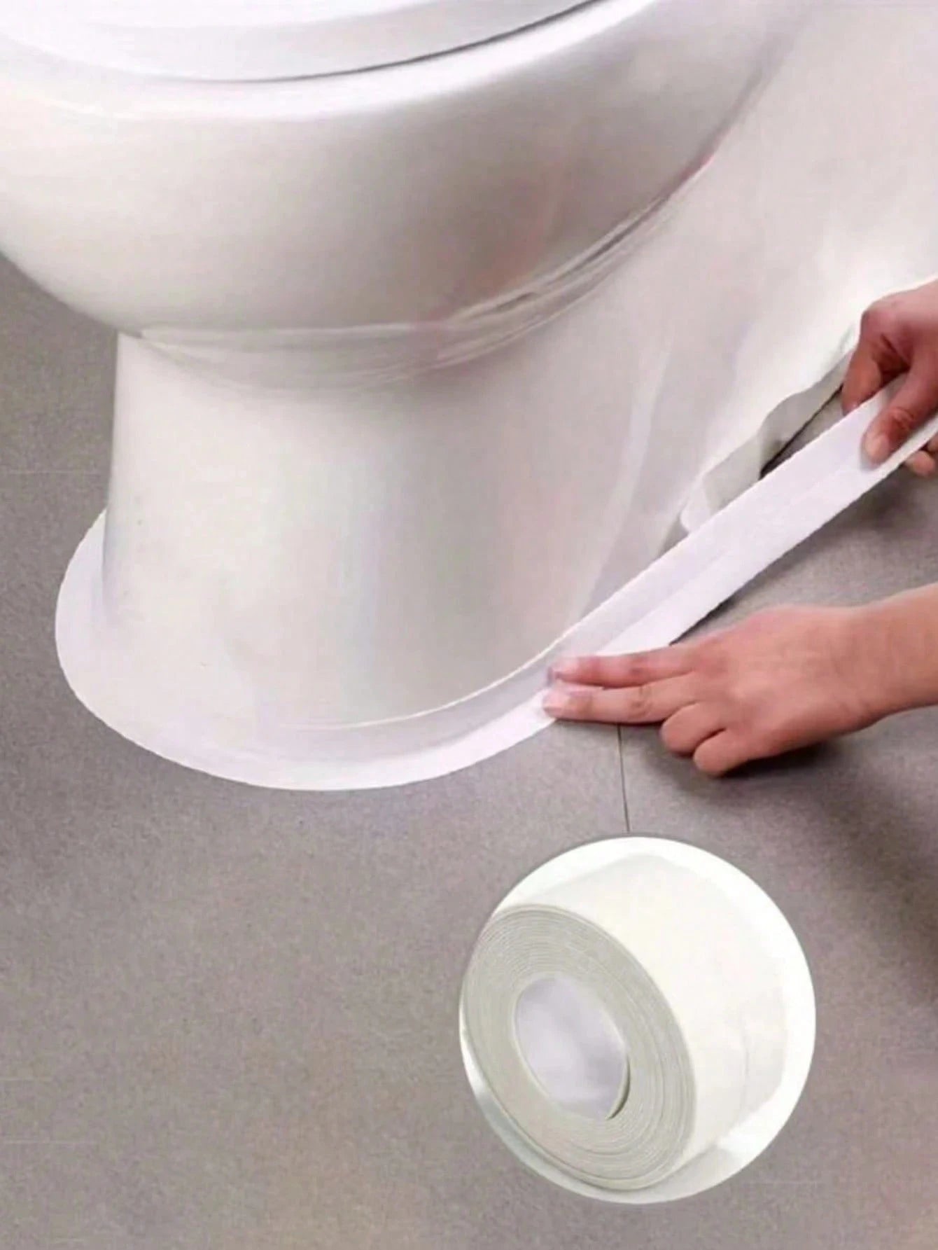 1pc Anti-Mold PVC Waterproof Sealing Tape, Self-Adhesive Sink Crack Sealing Tape, Kitchen & Bathroom Bathtub Edge Sealing Tape